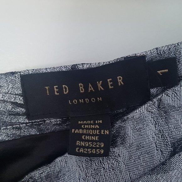 NEW Grey/ Silver Ted Baker Circle Skirt - Picture 4 of 4